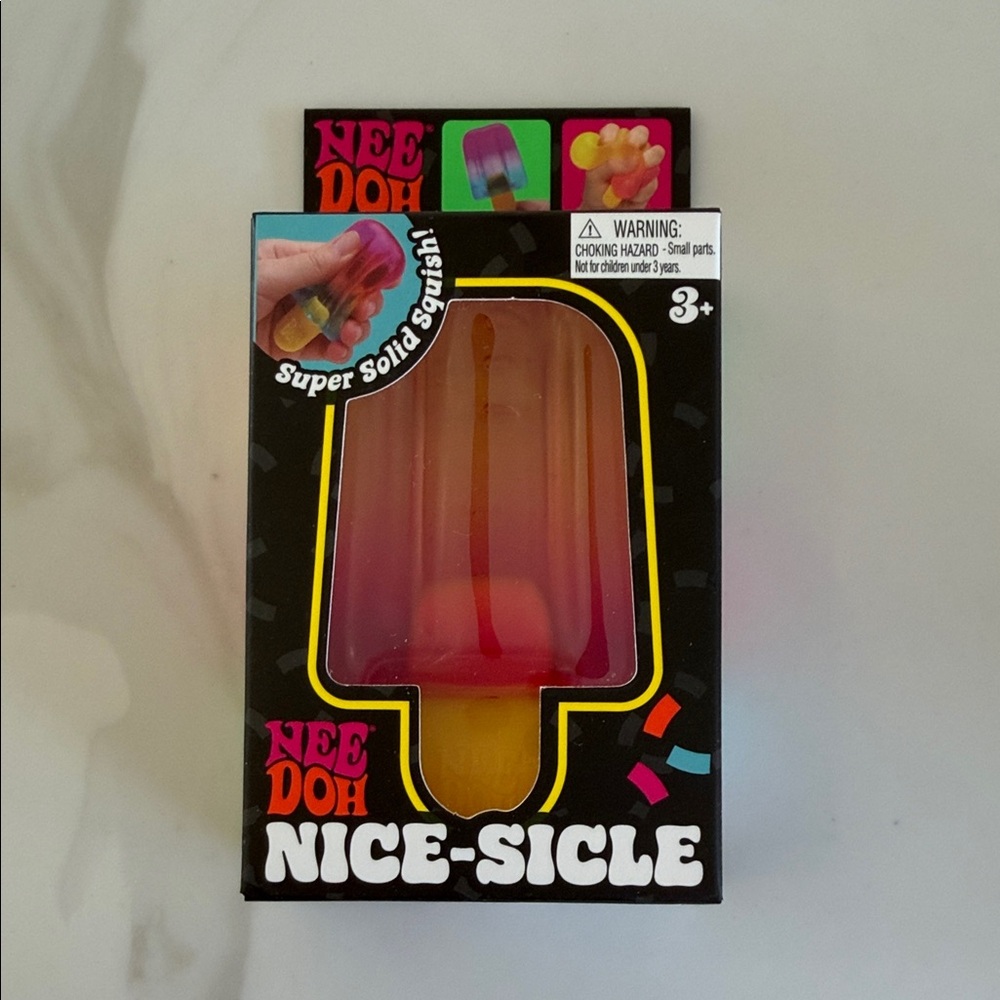 Nee Doh Nice-Sicle Pink Squishy